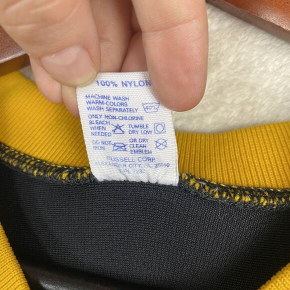 VTG Youth Russell Athletic Pittsburgh Steelers Mesh 40 Jersey Size L Made In USA - Picture 9 of 11